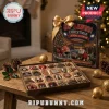 Georgia Bulldogs Christmas Advent Calendar 2026 box with 24 team-themed collectible ornaments on a wooden table.
