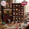 Gilmore Girls 26th Anniversary Advent Calendar 2026 featuring vinyl character figurines, a miniature Jeep, and town props.