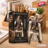 Gladiator Maximus Decimus Meridius Hot Toys figure in Roman armor standing beside its decorative display box.