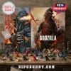 Godzilla 24-Piece Figurine Advent Calendar featuring numbered doors and a collection of twenty-four detailed monster toys.