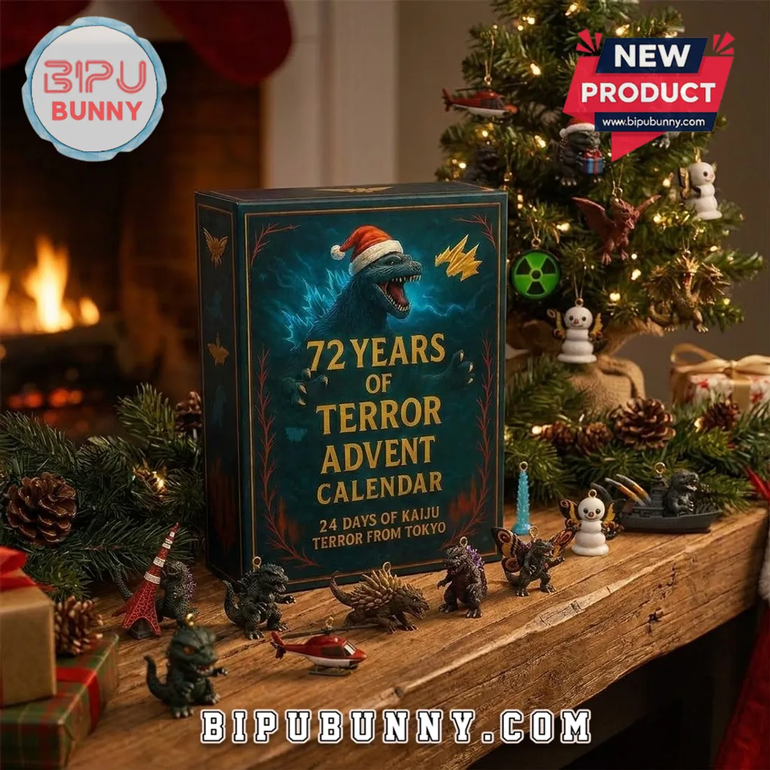 Godzilla 72 Years Of Terror Advent Calendar 2026 Godzilla Merch Christmas Gift For Son Godzilla 72 Years Of Terror Advent Calendar 2026 Godzilla Merch Christmas Gift For Son