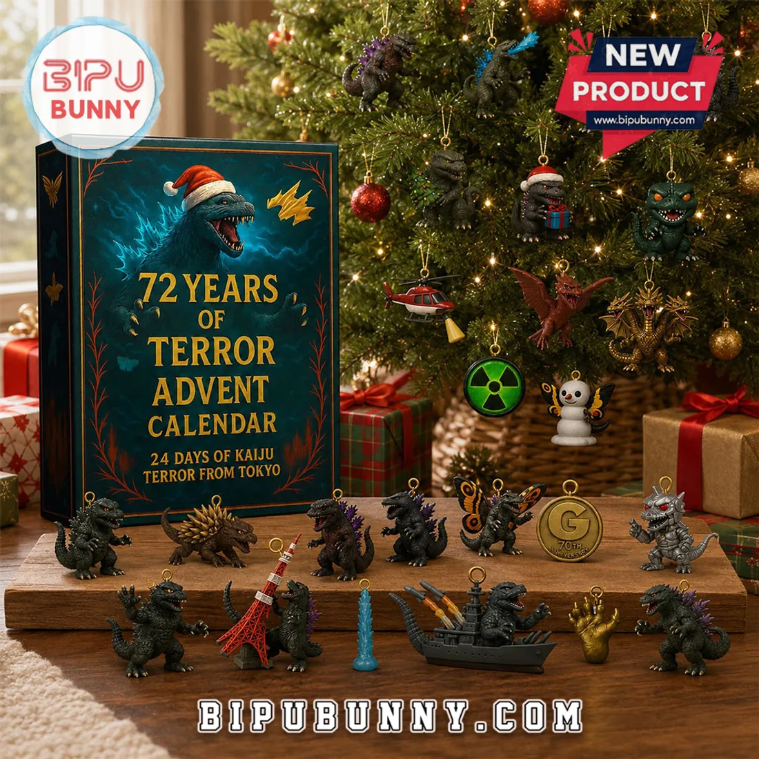Godzilla 72 Years Of Terror Advent Calendar 2026 Godzilla Merch Christmas Gift For Son Godzilla 72 Years Of Terror Advent Calendar 2026 Godzilla Merch Christmas Gift For Son