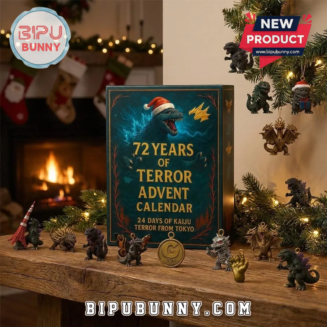 Godzilla 72 Years Of Terror Advent Calendar 2026 Godzilla Merch Christmas Gift For Son Godzilla 72 Years Of Terror Advent Calendar 2026 Godzilla Merch Christmas Gift For Son