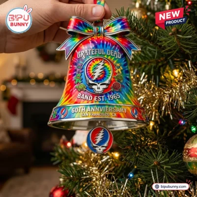 Grateful Dead 60th Anniversary Bell Ornament