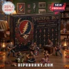 Grateful Dead Halloween Psychedelic Harvest Advent Calendar box featuring Stealie logo and numbered icons on dark background.