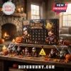Gravity Falls Halloween Advent Calendar 2026 box with numbered doors, character figures, pumpkins, and a fireplace background.