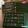 Green Bay Packers Christmas Advent Calendar 2026 with twenty-four numbered compartments containing team-themed ornaments.