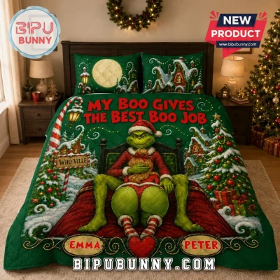 Green Monster Christmas 2026 Themed Bedding Set