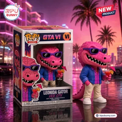 GTA VI Leonida Gator Pink Vinyl Figure