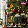 Guinness Advent Calendar 2026 miniature ornaments including keg, tall glass, mug, and pint hanging on a Christmas tree.