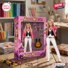 Front view of Hannah Montana 20th Anniversary Action Figure set featuring a blonde doll in a pink jacket.