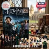 Harry Potter Goblet of Fire Advent Calendar 2026 featuring character minifigures, blue box art, and Hogwarts backdrop.
