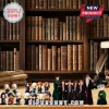 Harry Potter Goblet of Fire Advent Calendar 2026 featuring miniature chibi figurines against a vintage library background.
