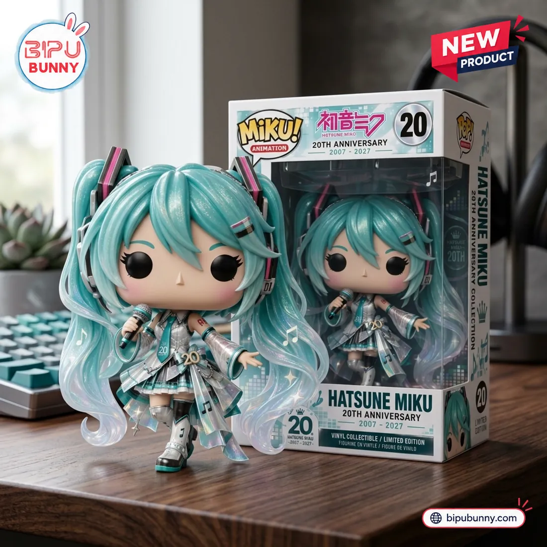 Hatsune Miku 20th Anniversary Vinyl Figure Hatsune Miku 20th Anniversary Vinyl Figure