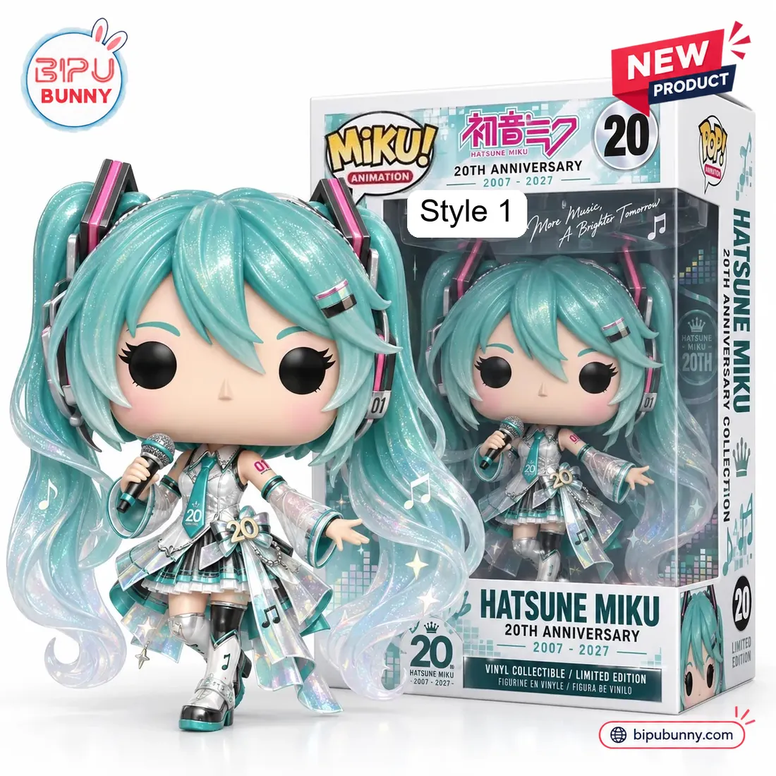 Hatsune Miku 20th Anniversary Vinyl Figure Hatsune Miku 20th Anniversary Vinyl Figure