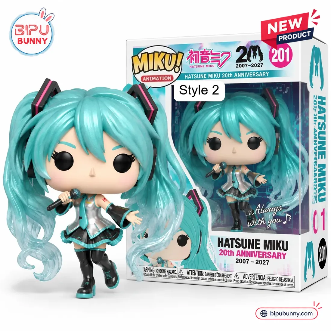 Hatsune Miku 20th Anniversary Vinyl Figure Hatsune Miku 20th Anniversary Vinyl Figure
