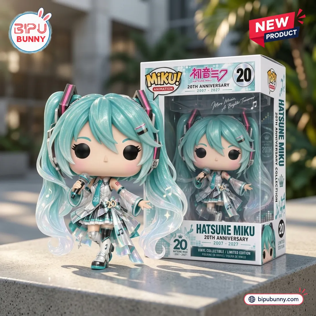 Hatsune Miku 20th Anniversary Vinyl Figure Hatsune Miku 20th Anniversary Vinyl Figure