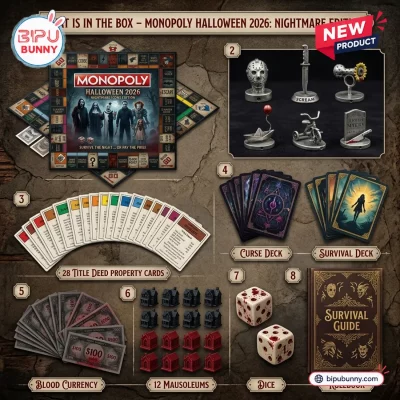 Horror Halloween 2026 Monopoly Game