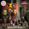 Horror Movie Character 2026 Halloween Advent Calendar box with illustrated slasher masks and miniature collectible figures.