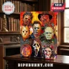 Horror Movie Character 2026 Halloween Advent Calendar featuring iconic slasher villains on a numbered grid.