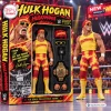 Front view of the Hulk Hogan Hulkamania WWE Legend Action Figure in packaging with accessories.