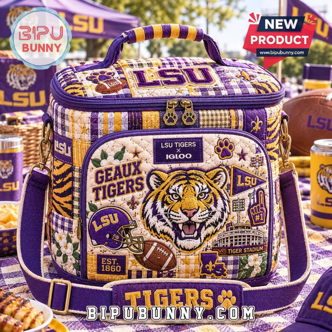 Igloo Louisiana State University Quilted Lunch Bag Igloo Louisiana State University Quilted Lunch Bag