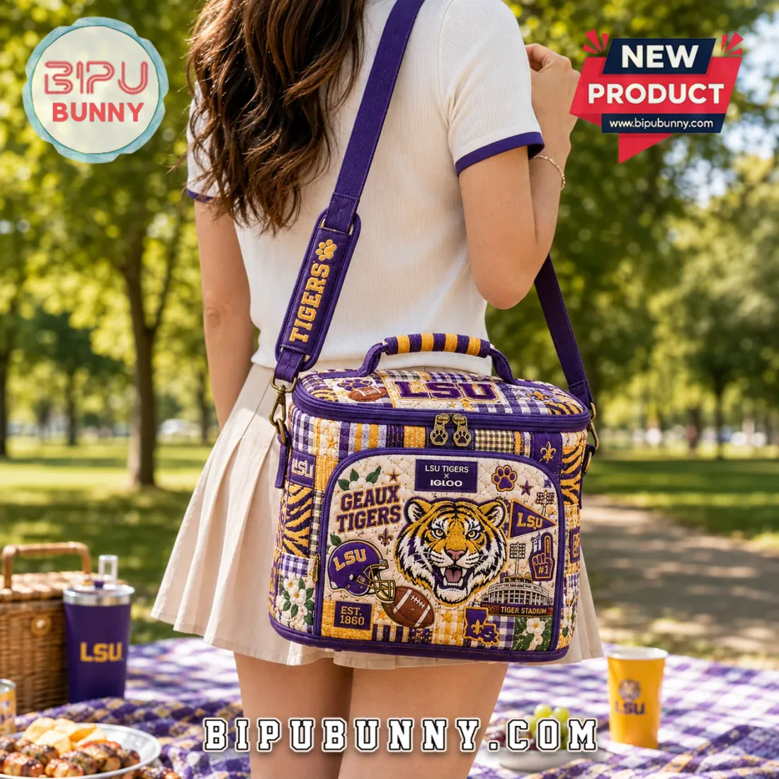 Igloo Louisiana State University Quilted Lunch Bag Igloo Louisiana State University Quilted Lunch Bag