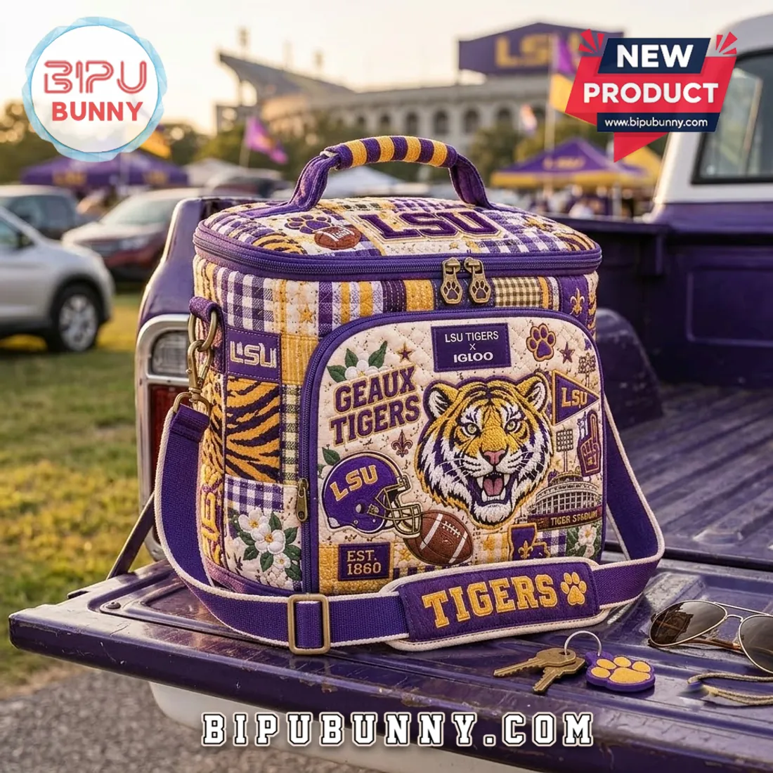 Igloo Louisiana State University Quilted Lunch Bag Igloo Louisiana State University Quilted Lunch Bag