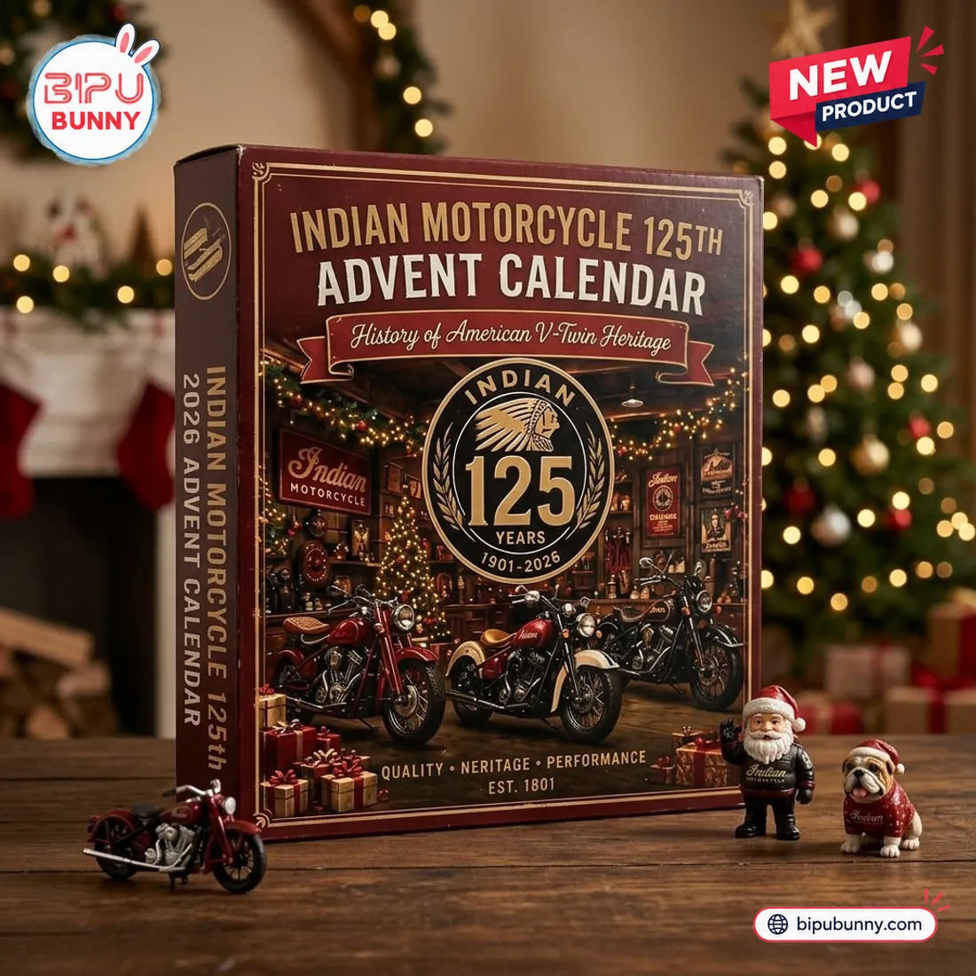 Indian Motorcycle 125th Anniversary 24-Day Advent Calendar Indian Motorcycle 125th Anniversary 24-Day Advent Calendar