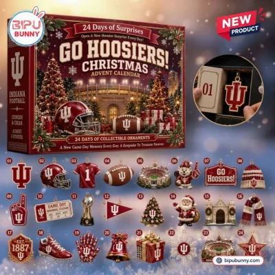 Indiana Hoosiers Football Ornament Advent Calendar