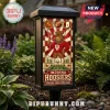 Indiana Hoosiers Mascot Decorative Solar Garden Light featuring a stained glass design with a buffalo mascot and logos.