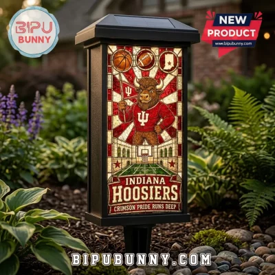 Indiana Hoosiers Mascot Decorative Solar Garden Light Indiana Hoosiers Mascot Decorative Solar Garden Light