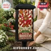 Indiana Hoosiers Mascot Decorative Solar Garden Light featuring stained glass style artwork, basketball, and team logo.