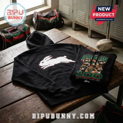 Jai Arrow 100 South Sydney Rabbitohs Black Hoodie