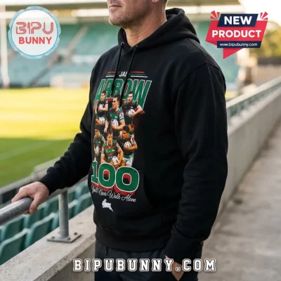 Jai Arrow 100 South Sydney Rabbitohs Black Hoodie