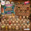 Jimmy Buffett Advent Calendar 2026 featuring 24 numbered doors and beach-themed miniature collectible figures on a shelf.