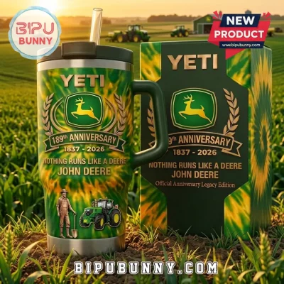 John Deere 189th Anniversary YETI Handle Tumbler