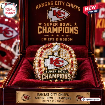 Kansas City Chiefs Championship Gold Commemorative Ring