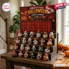 Kansas City Chiefs Halloween Ghost Advent Calendar 2026 featuring 24 miniature ghost figurines on a wooden tiered display.