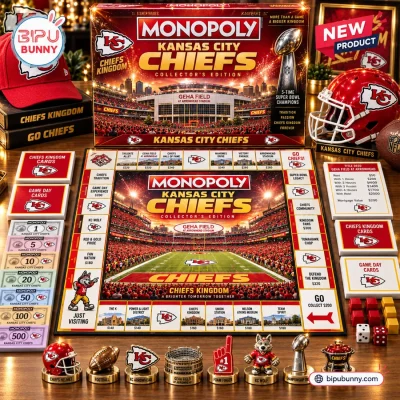 Kansas City Chiefs Monopoly Board Game