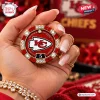 Kansas City Chiefs NFL poker set chip featuring team logo and number 5 on a red, white, and gold circular inlay.