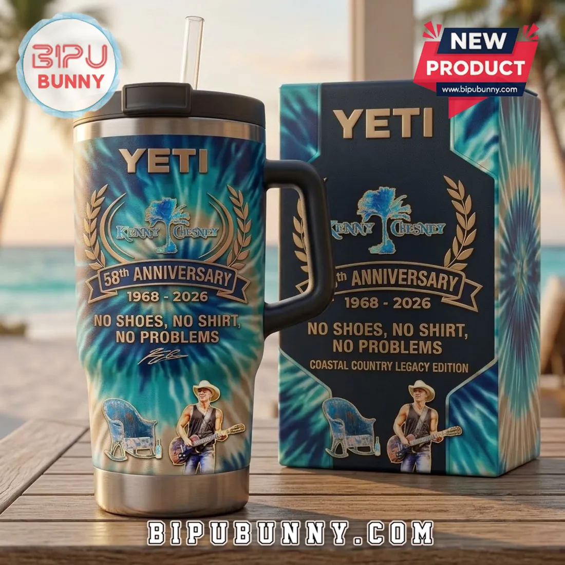 Kenny Chesney 58th Anniversary YETI Handle Tumbler Kenny Chesney 58th Anniversary YETI Handle Tumbler