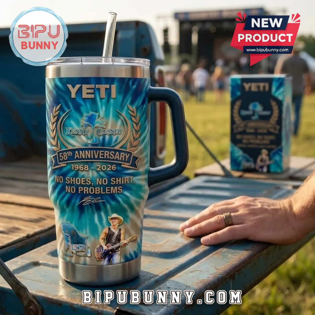 Kenny Chesney 58th Anniversary YETI Handle Tumbler Kenny Chesney 58th Anniversary YETI Handle Tumbler