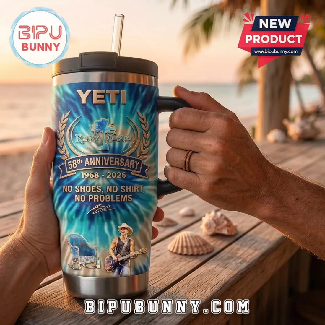 Kenny Chesney 58th Anniversary YETI Handle Tumbler Kenny Chesney 58th Anniversary YETI Handle Tumbler