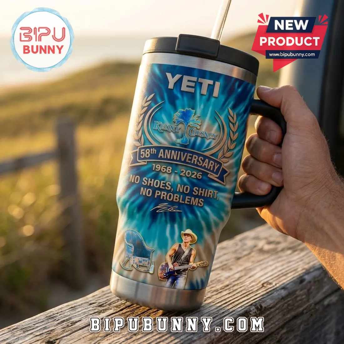 Kenny Chesney 58th Anniversary YETI Handle Tumbler Kenny Chesney 58th Anniversary YETI Handle Tumbler