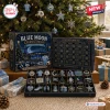Manchester City Blue Moon Christmas Advent Calendar 2026 box and tray filled with 24 individual team-themed ornaments.