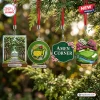Masters Tournament 92nd Anniversary Advent Calendar hanging ornaments featuring Magnolia Lane and Amen Corner scenes.
