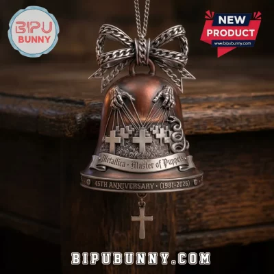 Metallica Master of Puppets 1981-2026 Memorial Bell Ornament