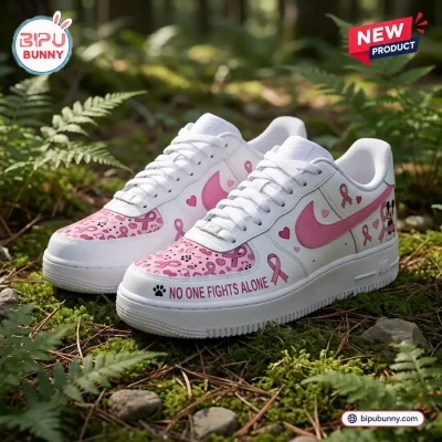 Mickey Mouse Breast Cancer Awareness Air Force 1 Sneakers