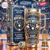 Front view of Milwaukee Brewers 2026 Champions Stanley Tumbler featuring gold accents and baseball-themed team branding.